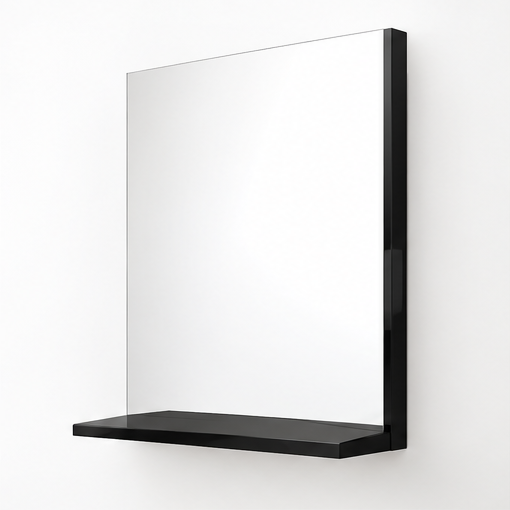 Orabella Bathroom Mirror with Shelf - Acrylic MDF 6040