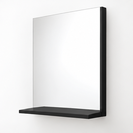 Orabella Bathroom Mirror with Shelf - Matt MDF 6090