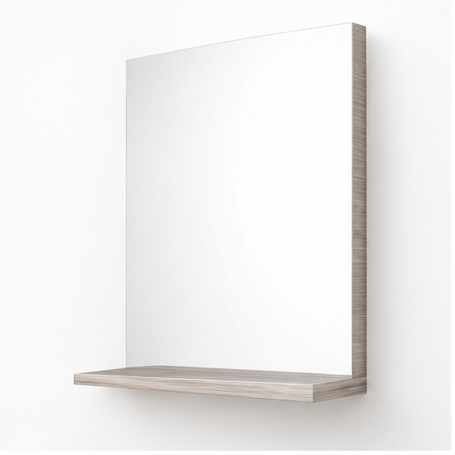Orabella Bathroom Mirror with Shelf - Laminate 719