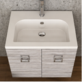 Orabella Mood / Amabile / Touch 60 Wall-Hung Bathroom Vanity - Laminate 719 / Chrome handles