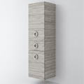 Orabella Prima Bathroom Storage Column - Laminate 719 / Chrome handles