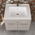Orabella Lagina 60 Wall-Hung Bathroom Vanity - Laminate 719 / Chrome handles