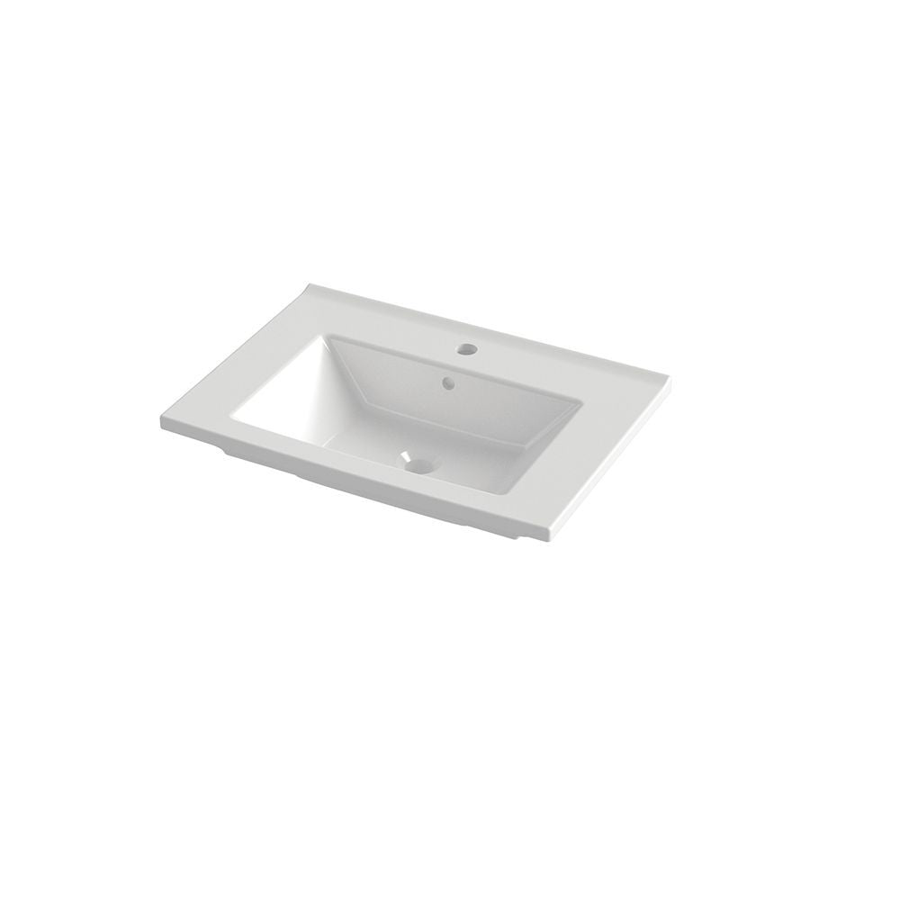 Ege Vero 65/85 Unit Mounted Washbasin - 65X45.5X3.5 cm