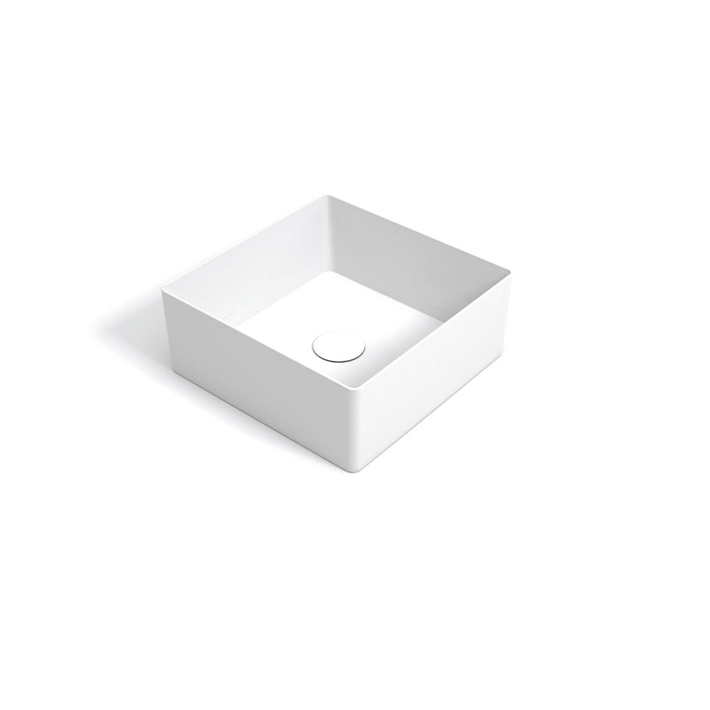 Olympia Slice Countertop Basin - 35x35x14 cm