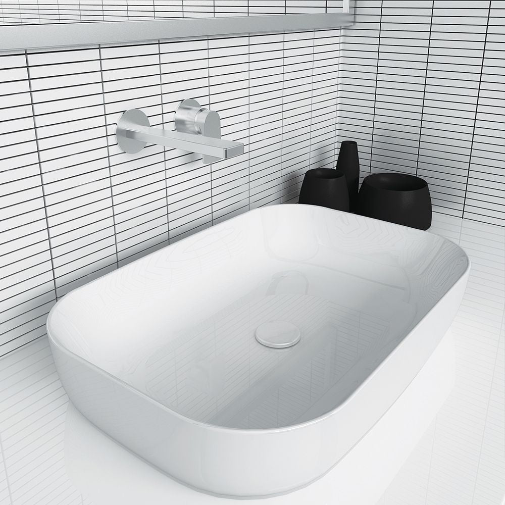 Olympia Metamorfosis 42600 Countertop Basin - White glossy