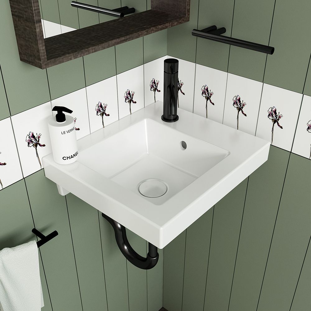 Tecla Type 40 Wall Hung/Unit Mounted Washbasin