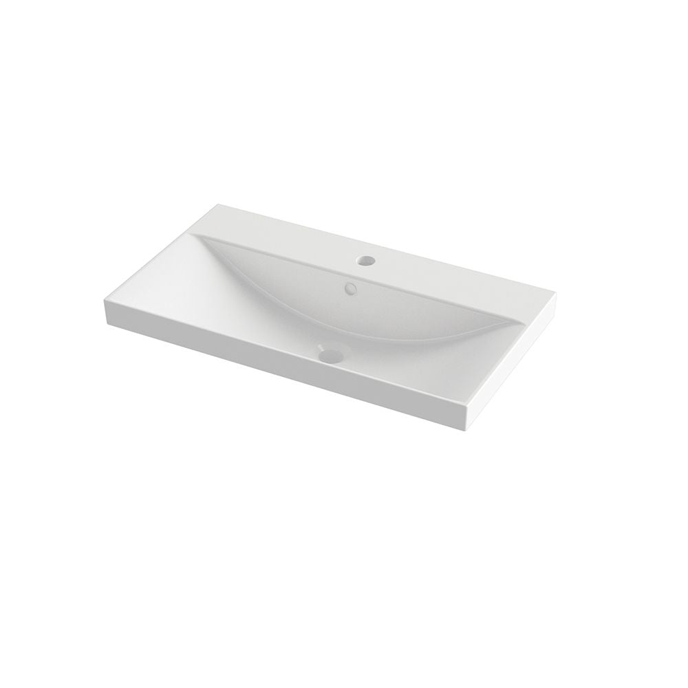 Orabella Miren 61/71 Unit Mounted Washbasin - 71X40X5.3 cm