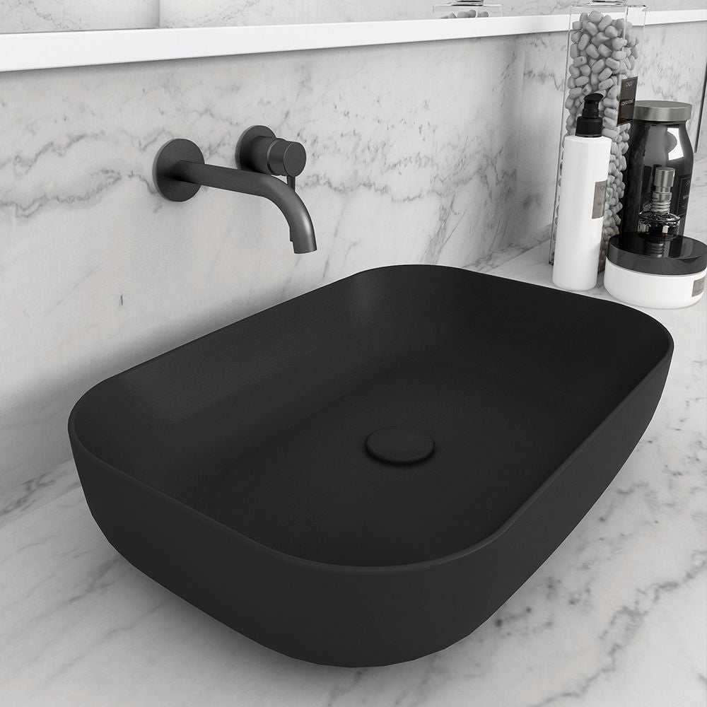 Olympia Metamorfosis 42600 Countertop Basin - Black matt