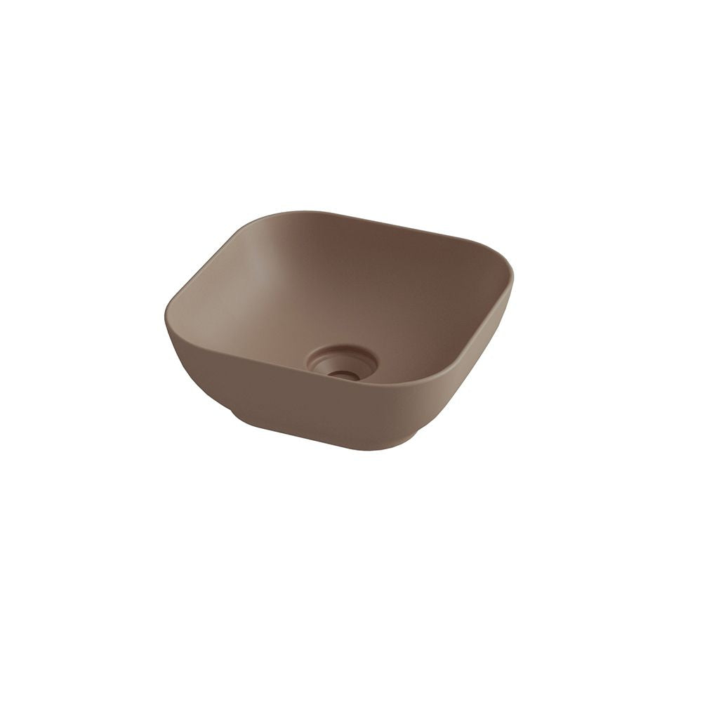 Olympia Trend Square 02 -Countertop Washbasin - Brown-Beige matt