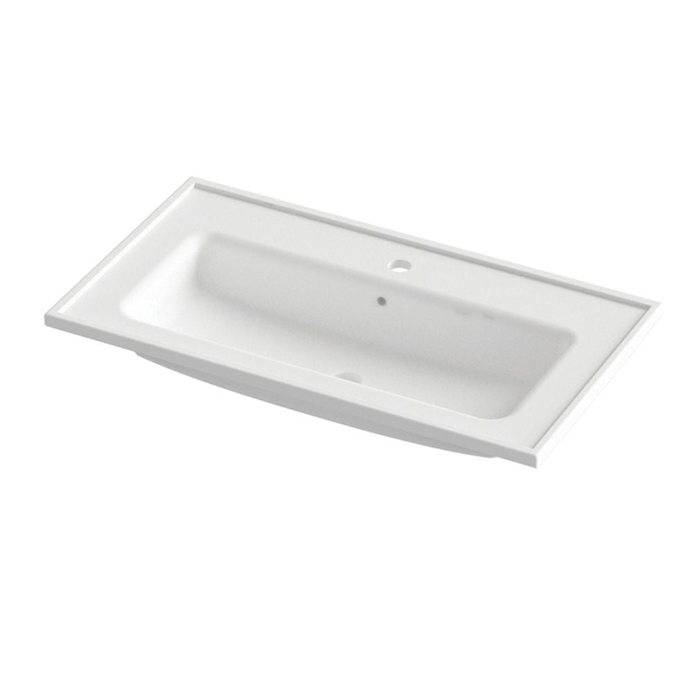 Ege Lagina Unit Mounted Washbasin - 80X45X2.5 cm