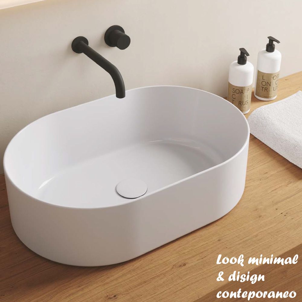 Olympia Open Oval 01 Countertop Washbasin