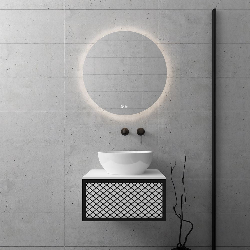 Orabella Wire Luxury 50 Wall-Hung Bathroom Vanity for Countertop Basins