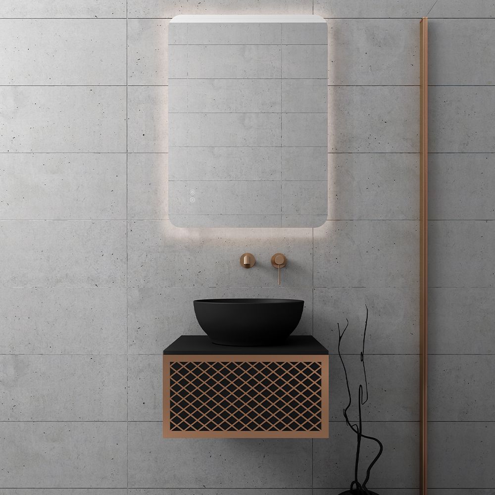 Orabella Wire Luxury 50 Wall-Hung Bathroom Vanity for Countertop Basins