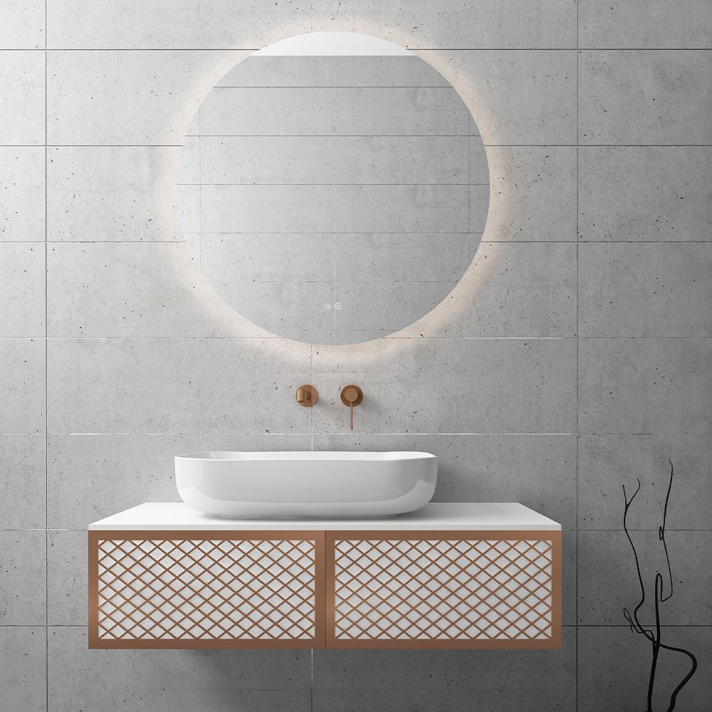 Orabella Wire Luxury 100 Wall-Hung Bathroom Vanity for Countertop Basins