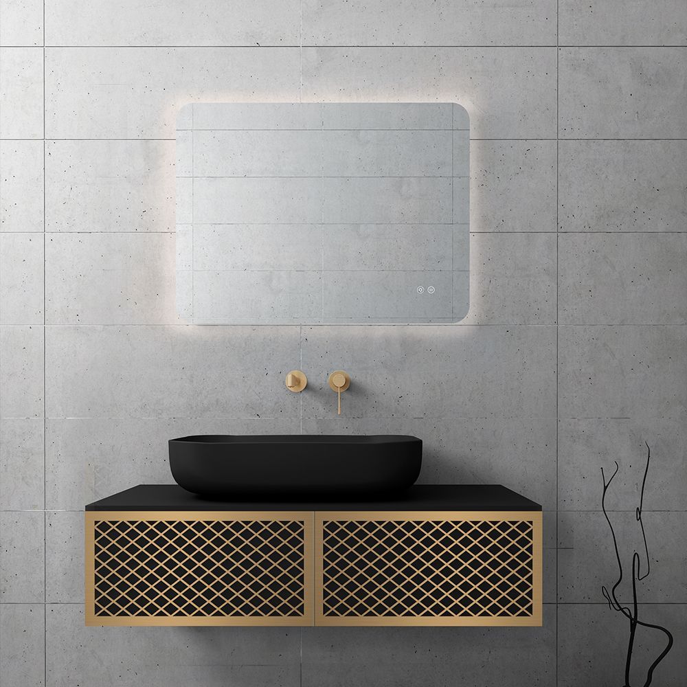 Orabella Wire Luxury 100 Wall-Hung Bathroom Vanity for Countertop Basins