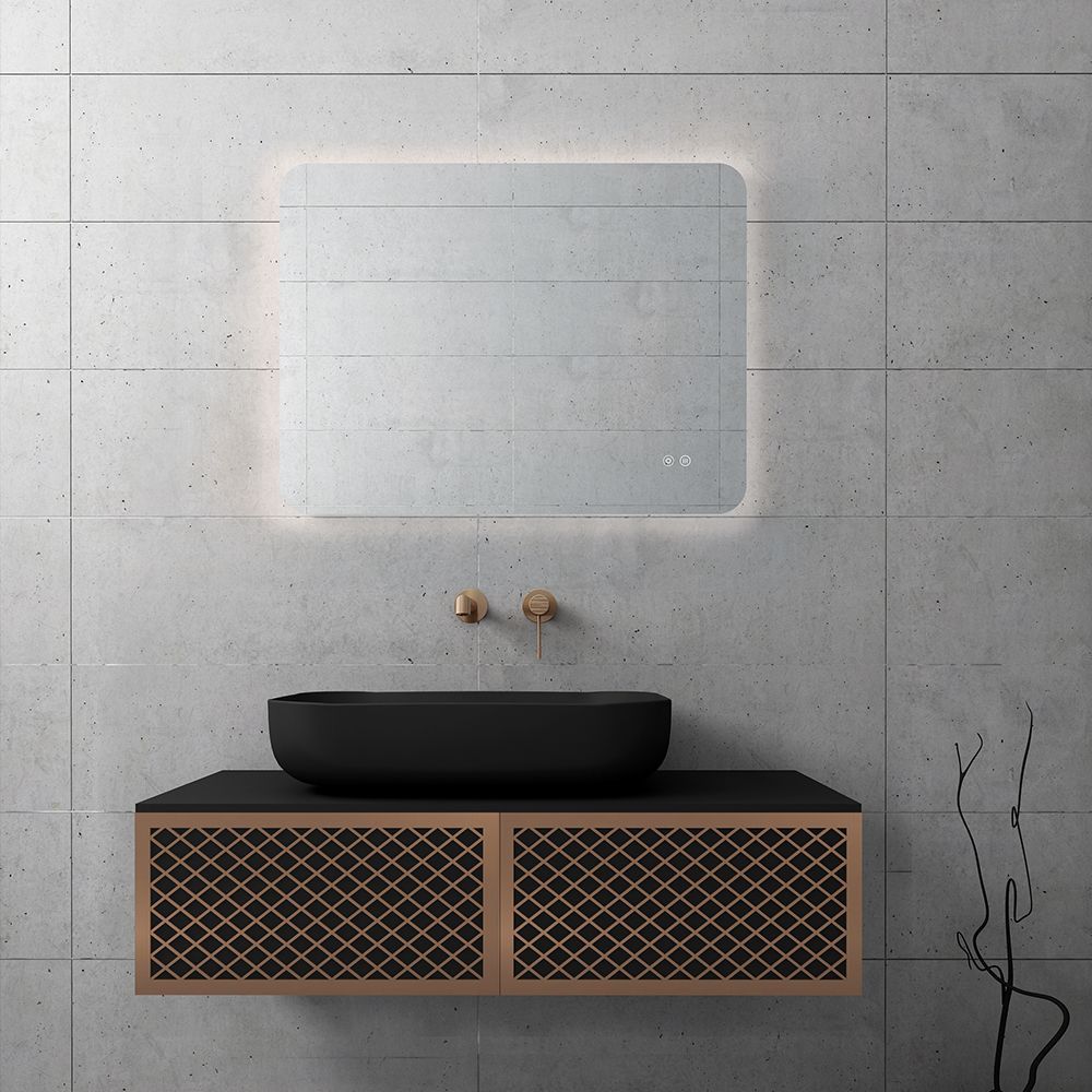 Orabella Wire Luxury 100 Wall-Hung Bathroom Vanity for Countertop Basins