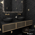 Orabella Wire 150 Wall-Hung Bathroom Vanity for Countertop Basins