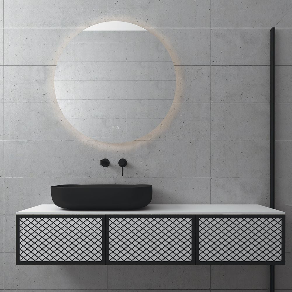 Orabella Wire 150 Wall-Hung Bathroom Vanity for Countertop Basins