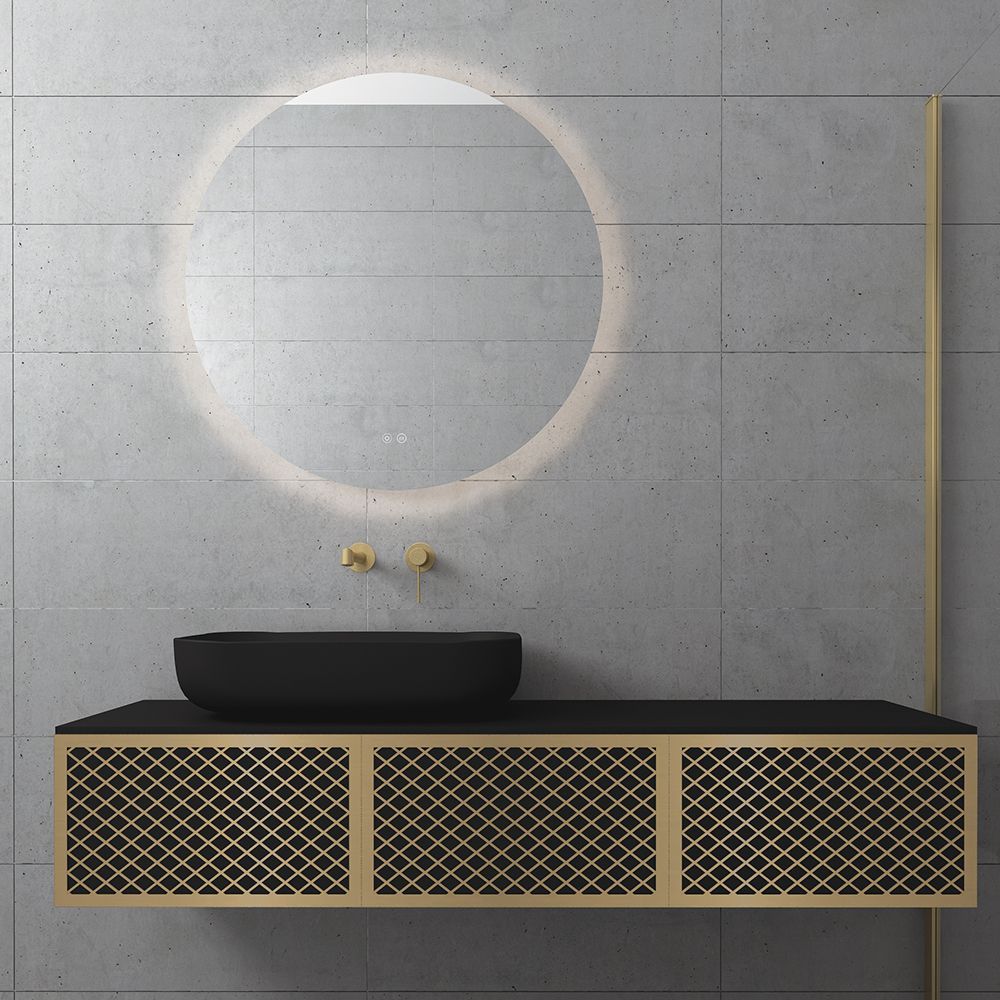 Orabella Wire 150 Wall-Hung Bathroom Vanity for Countertop Basins