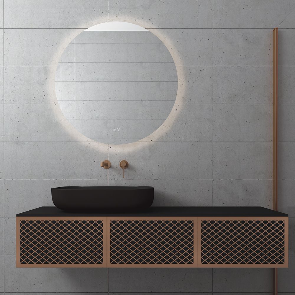 Orabella Wire 150 Wall-Hung Bathroom Vanity for Countertop Basins