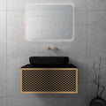Orabella Wire Luxury 80 Wall-Hung Bathroom Vanity for Countertop Basins