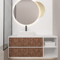 Orabella Double Drawer with shelf 100 / 120 / 140 Wall-Hung Bathroom Vanity