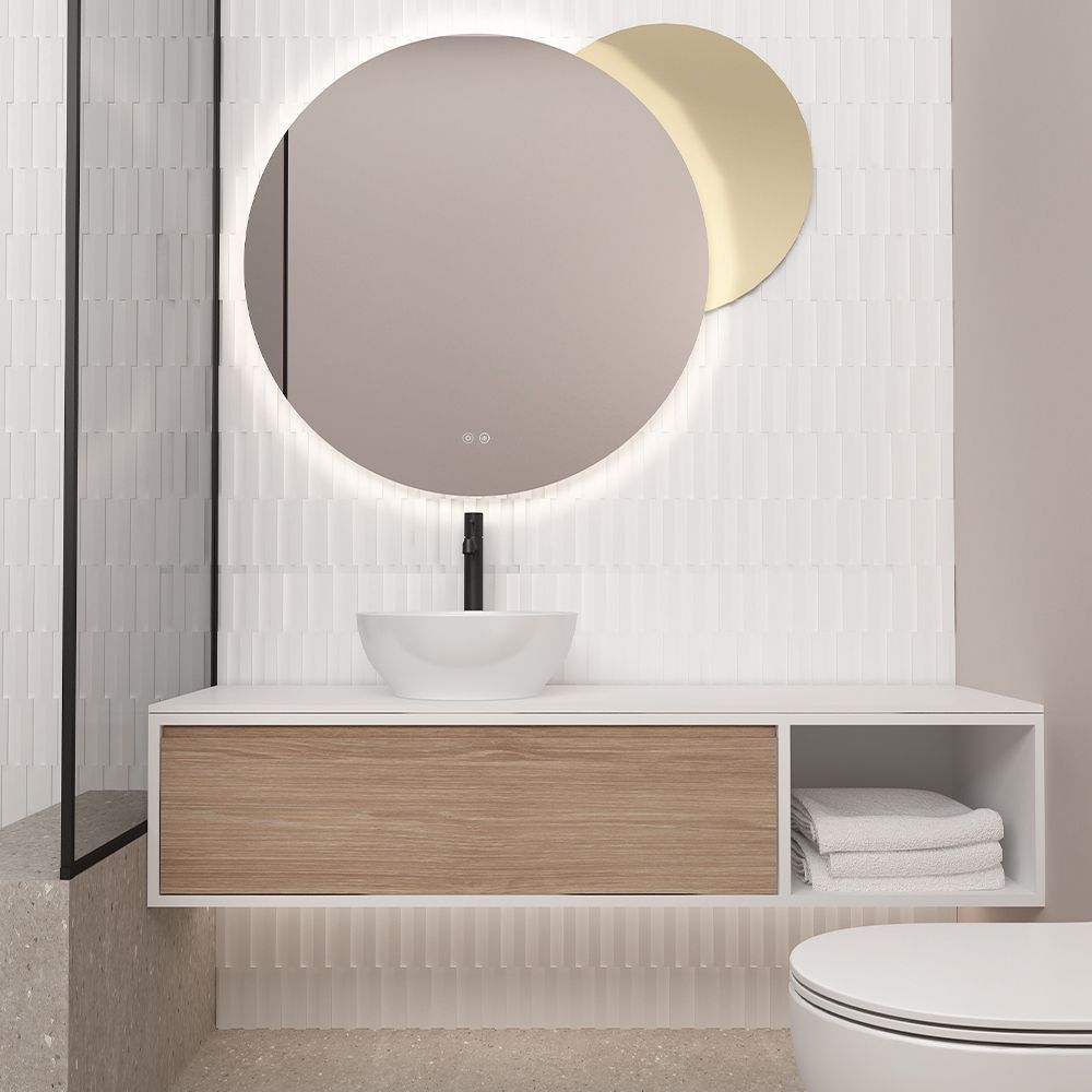 Orabella Drawer with shelf 100 / 120 / 140 Wall-Hung Bathroom Vanity