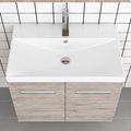 Orabella Miren 61 vanity in Laminate 719 with M1 chrome handles