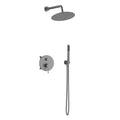 PRECIOSA CONCEALED SHOWER SET WITH A CONCEALED 2 WAY BATH/SHOWER MIXER GUN METAL LIGHT