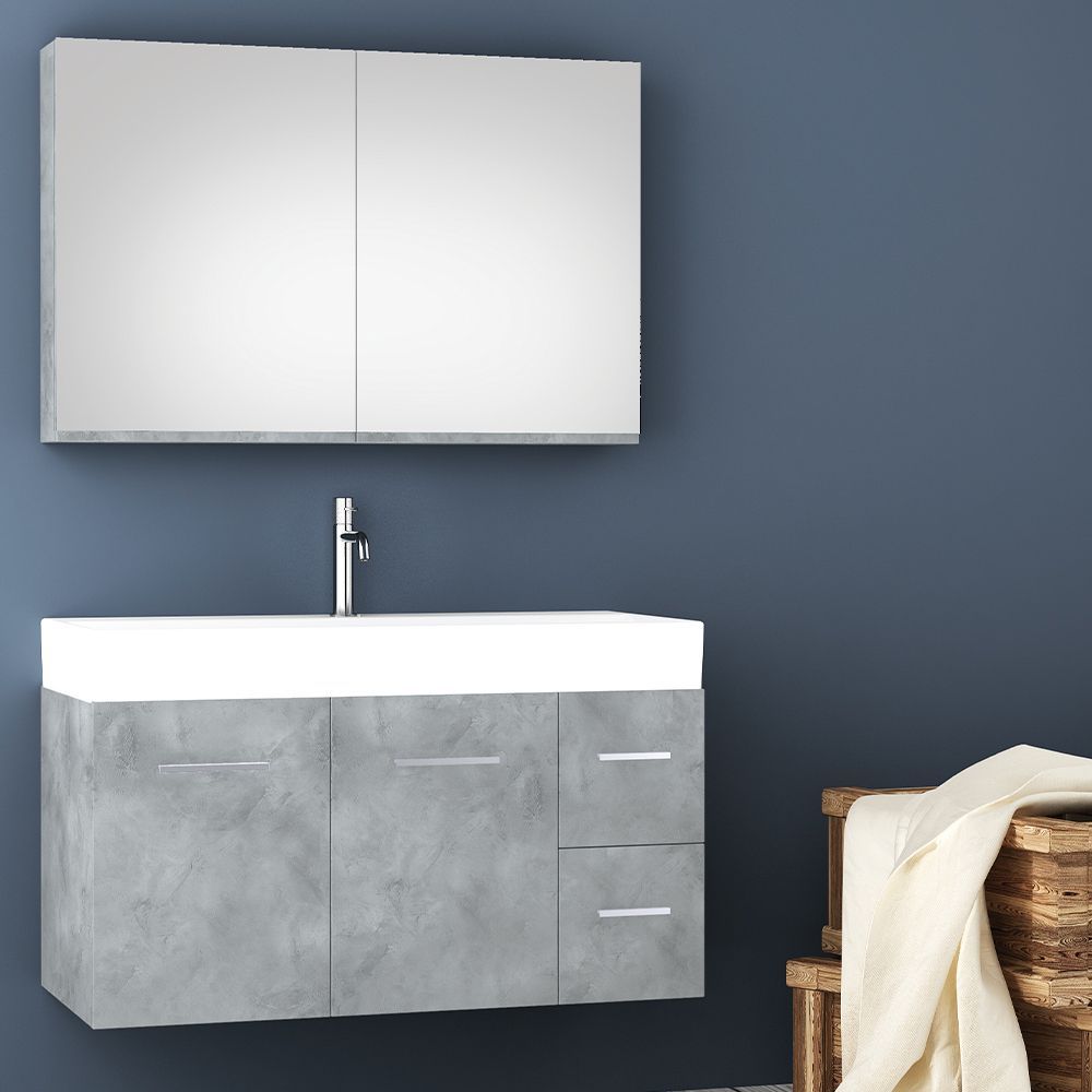 Orabella Mood / Amabile / Touch 100 Wall-Hung Bathroom Vanity