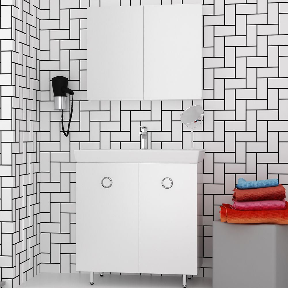 Orabella Vanity 80 Long Floor-Standing Bathroom Vanity