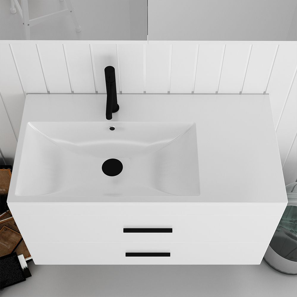 Orabella Raven 90 Wall-Hung Bathroom Vanity