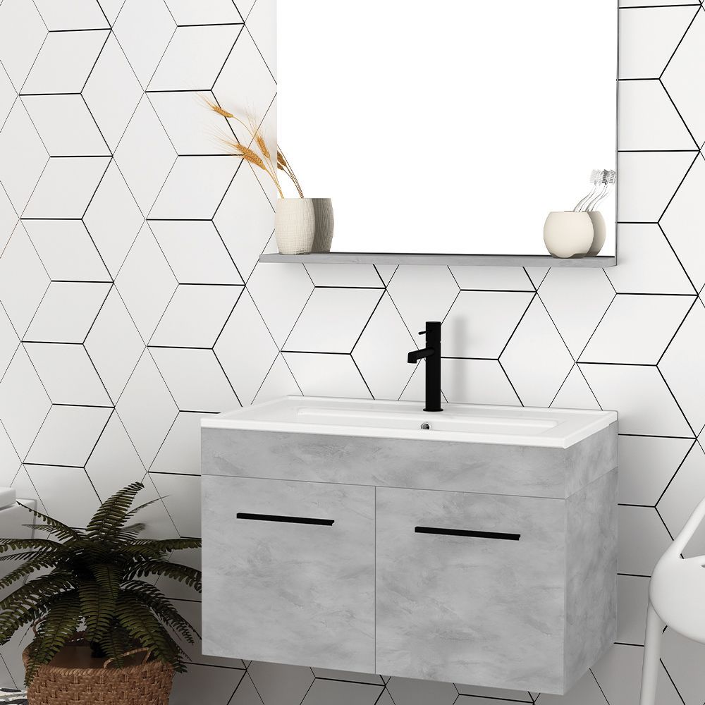 Orabella Lagina 80 Wall-Hung Bathroom Vanity