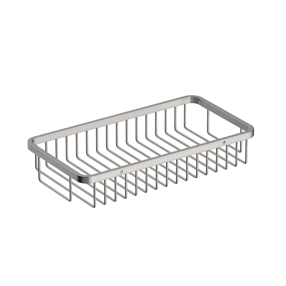 SPONGE BASKET BRUSHED NICKEL