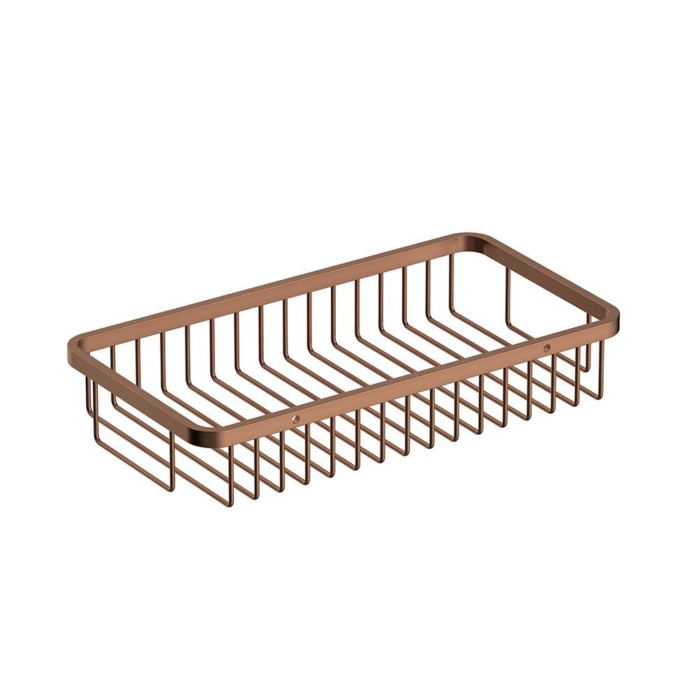 SPONGE BASKET ROSE BRUSHED GOLD