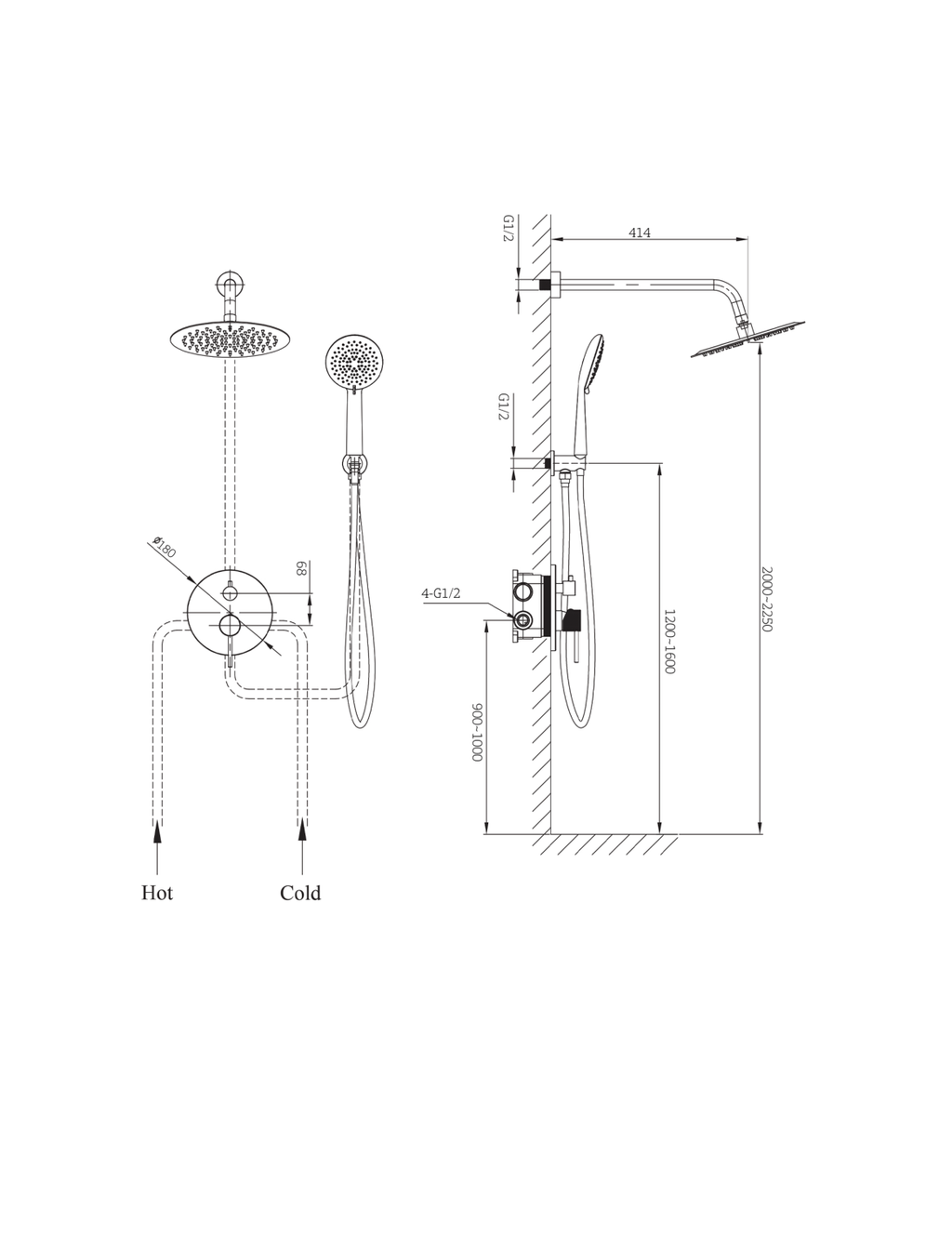 Orabella technical specifications and dimensions