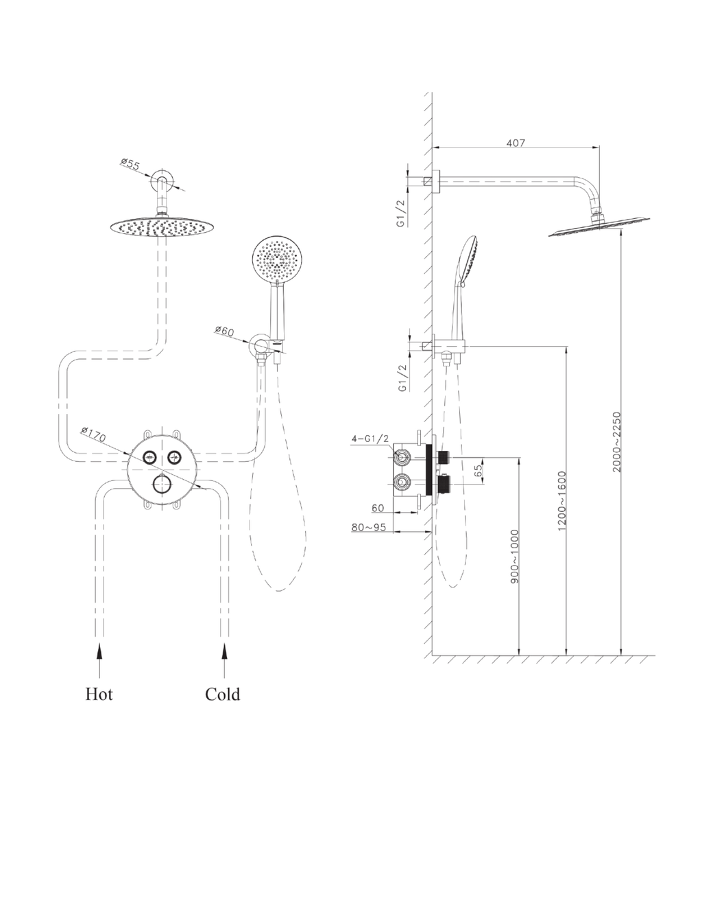 Orabella technical specifications and dimensions