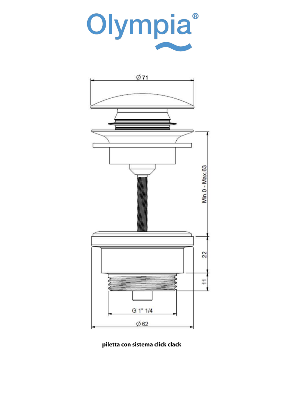 Orabella technical specifications and dimensions
