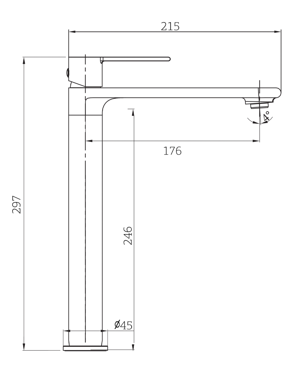Orabella technical specifications and dimensions