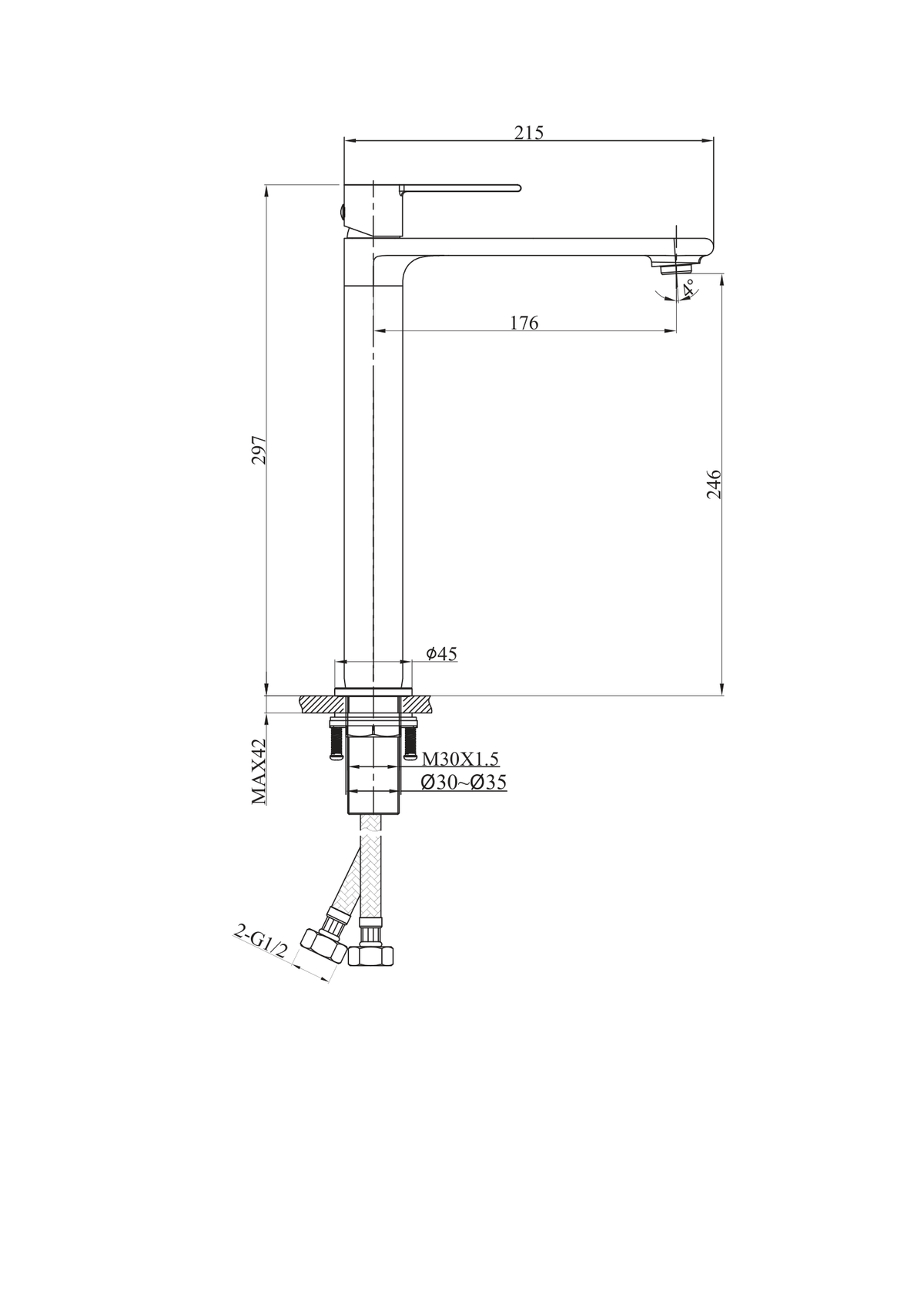 Orabella technical specifications and dimensions