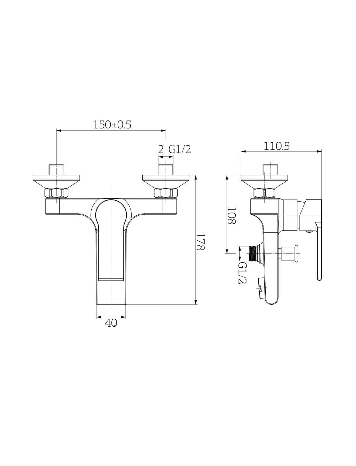Orabella technical specifications and dimensions