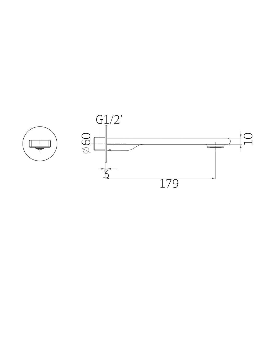 Orabella technical specifications and dimensions