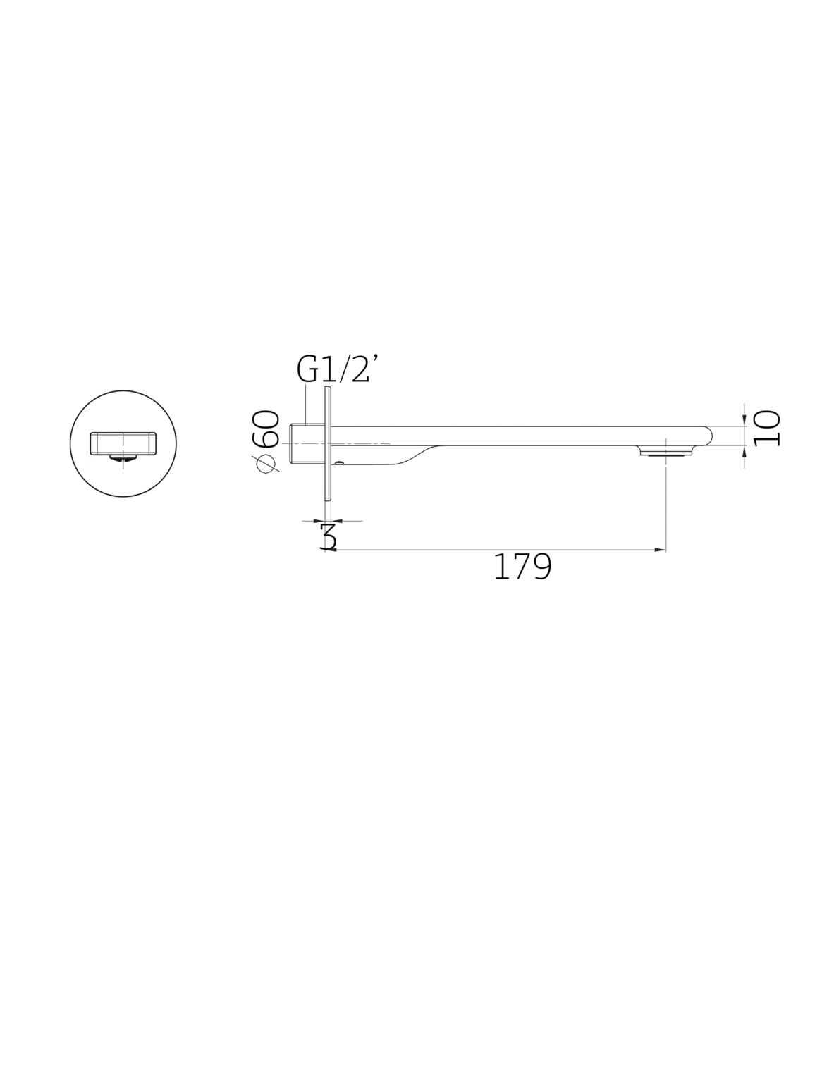 Orabella technical specifications and dimensions
