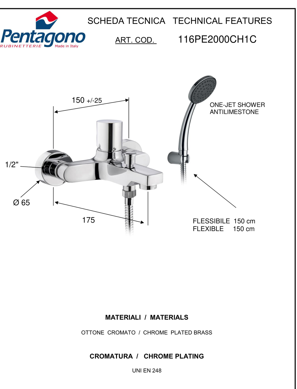 Orabella technical specifications and dimensions