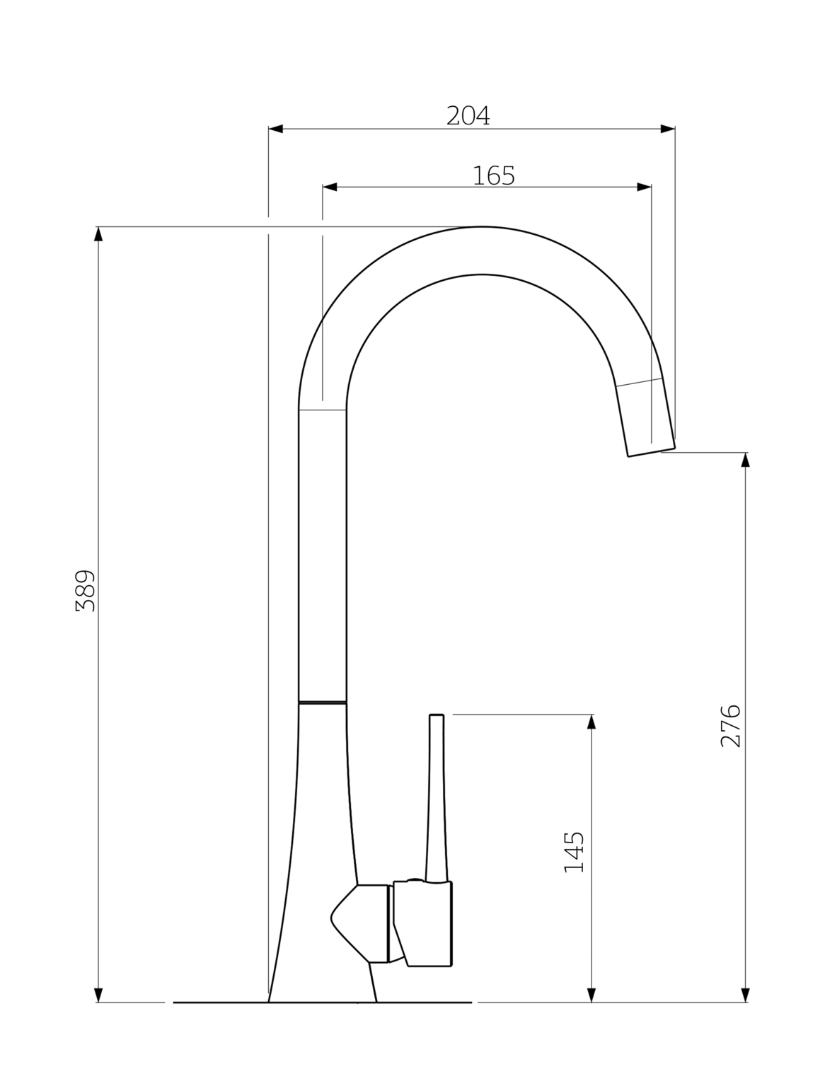 Orabella technical specifications and dimensions