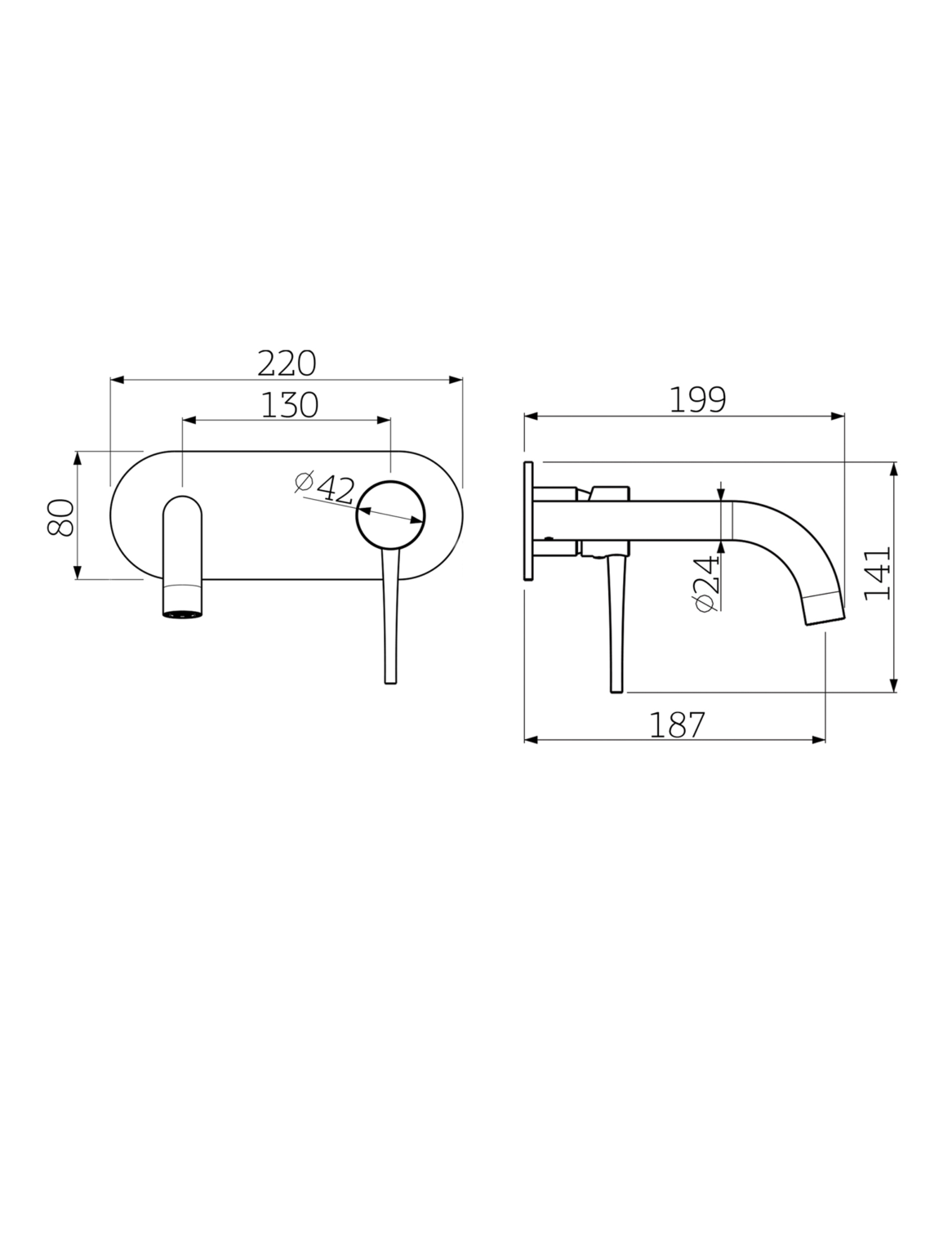 Orabella technical specifications and dimensions