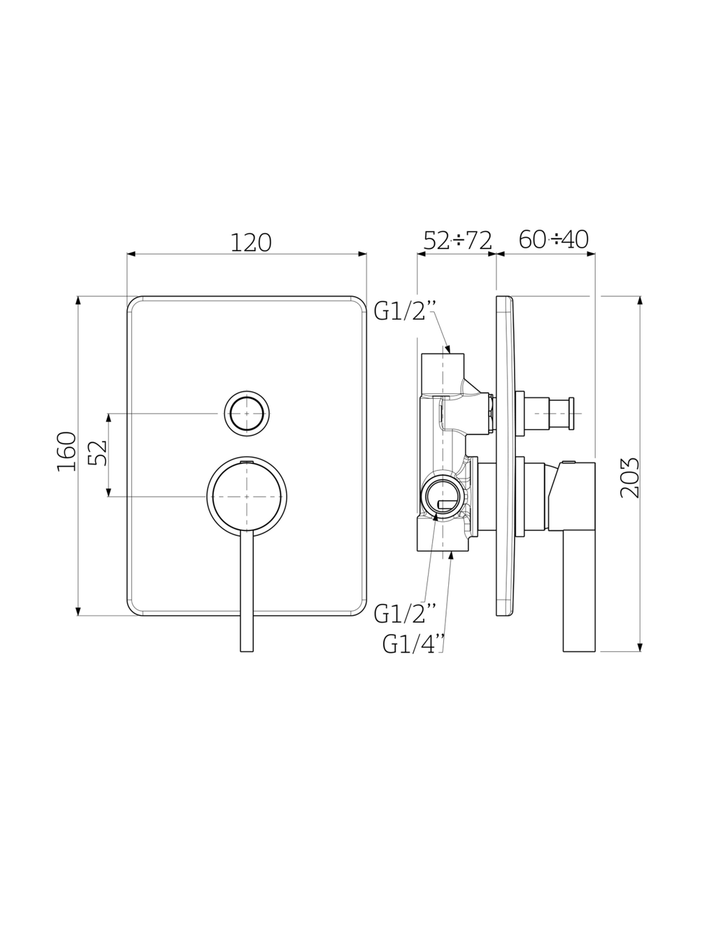 Orabella technical specifications and dimensions