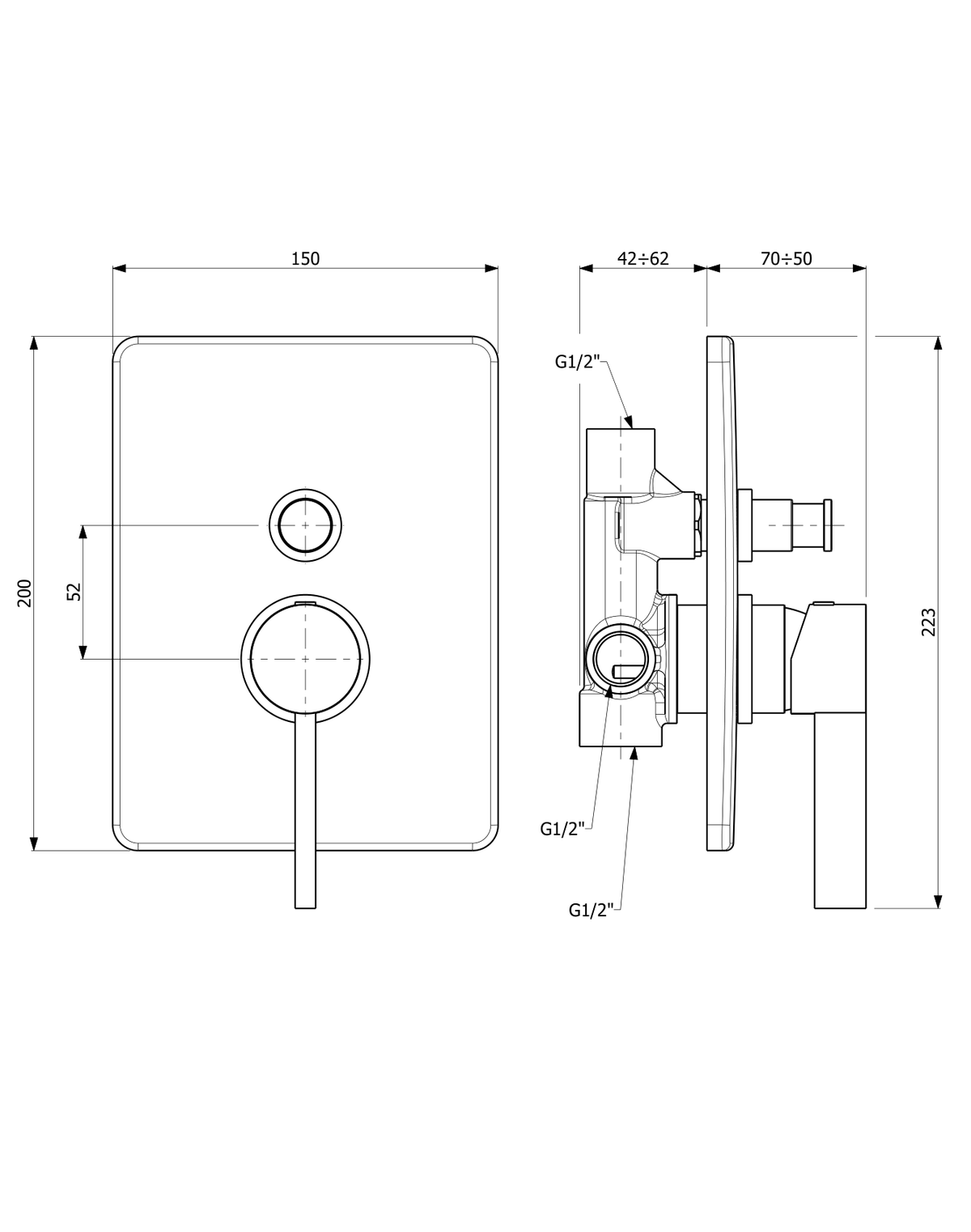 Orabella technical specifications and dimensions