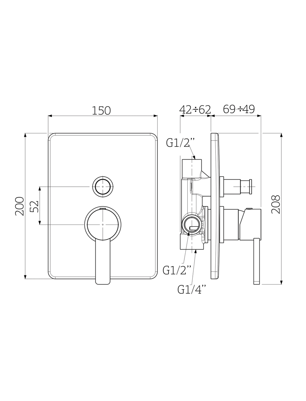 Orabella technical specifications and dimensions