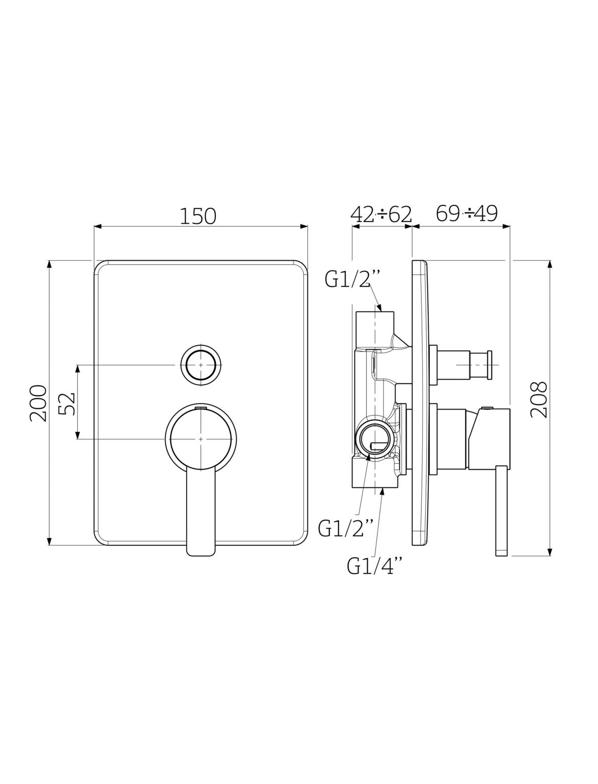 Orabella technical specifications and dimensions